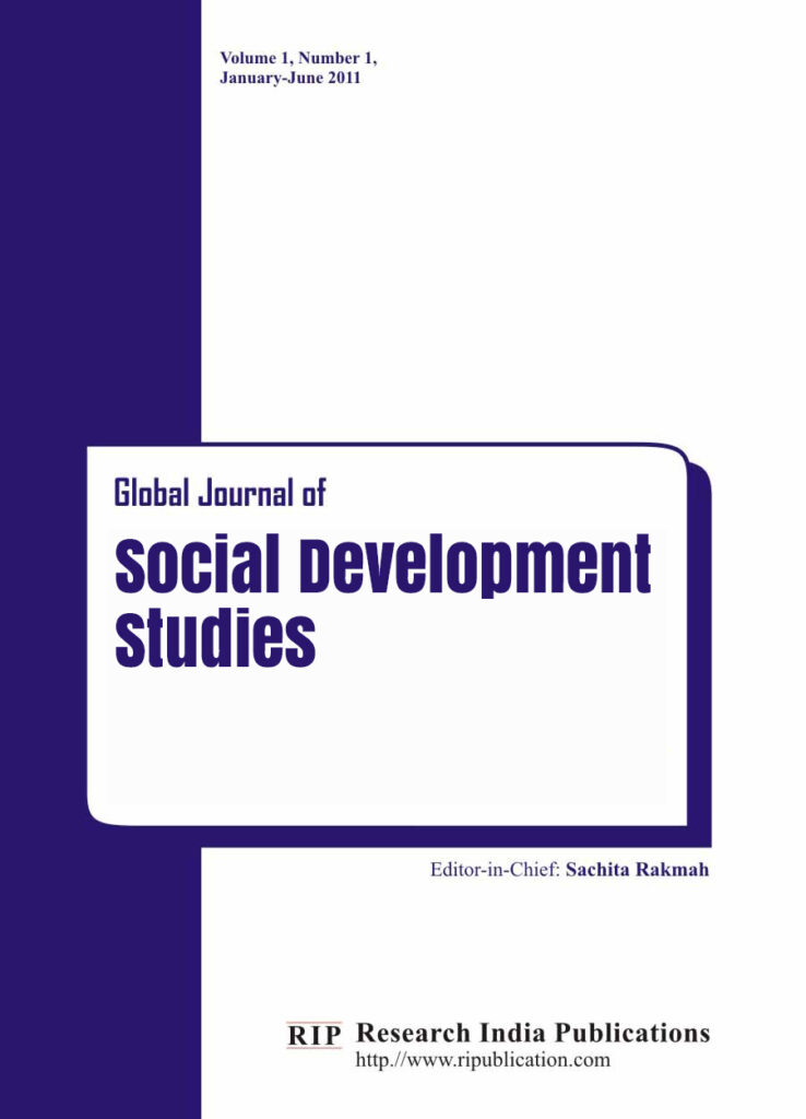 Cover image of the journal Global Journal of Social Development Studies
