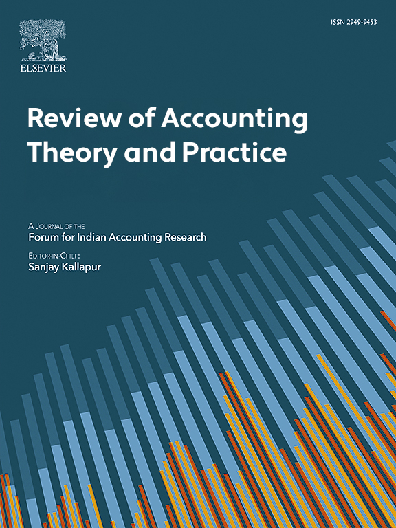 Cover image of the journal Review of Accounting Theory and Practice